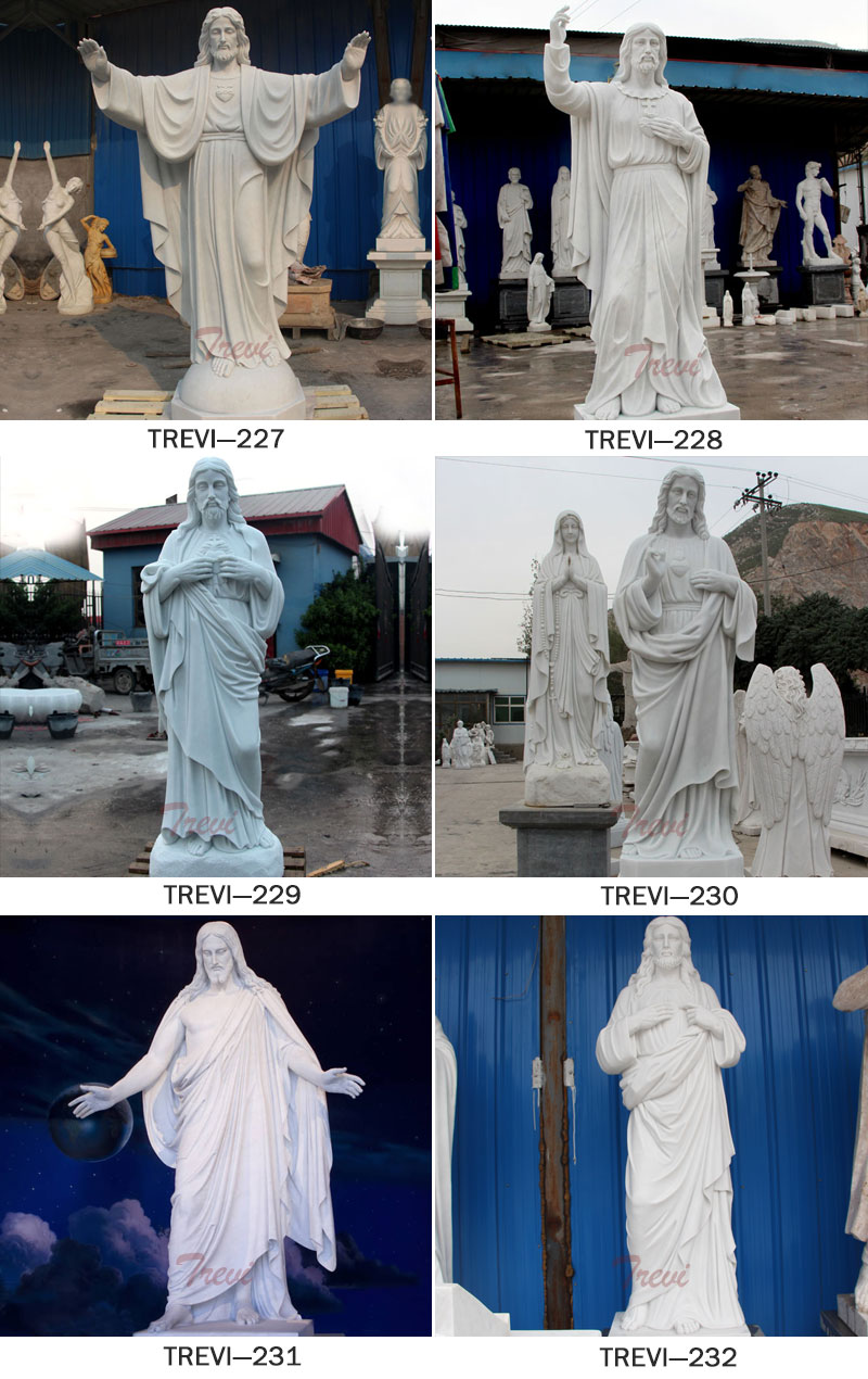 Marble catholic saint statues of jesus designs