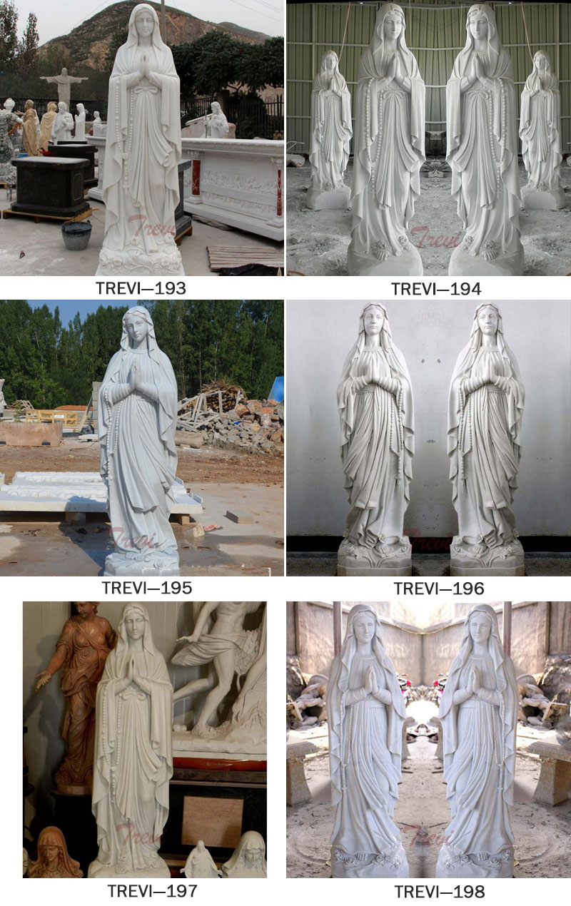 Catholic garden statues and decor our lady of Lourdes designs