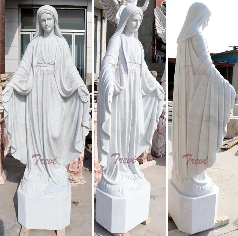 Catholic outdoor sculptures of madonna mary statue designs for sale