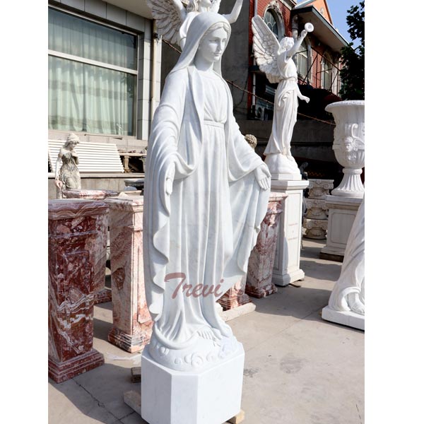 Catholic outdoor sculptures of madonna mary statue for garden