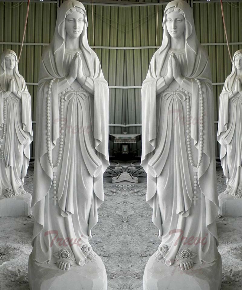 Our lady of Lourdes blessed mother catholic garden outdoor statues for sale