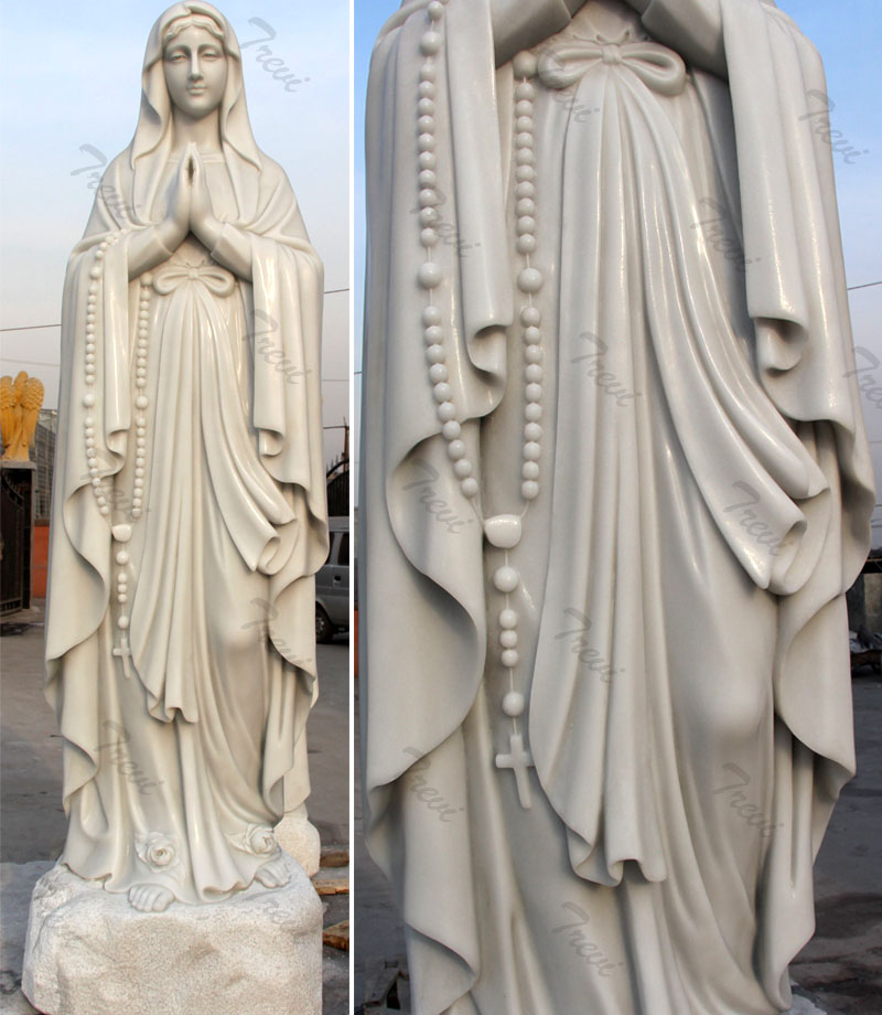 Blessed virgin mary lourdes religious catholic garden statues outdoor for sale