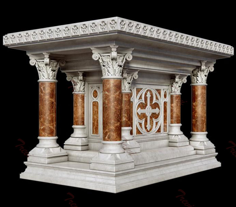 Buy modern marble altar table design for church decoration