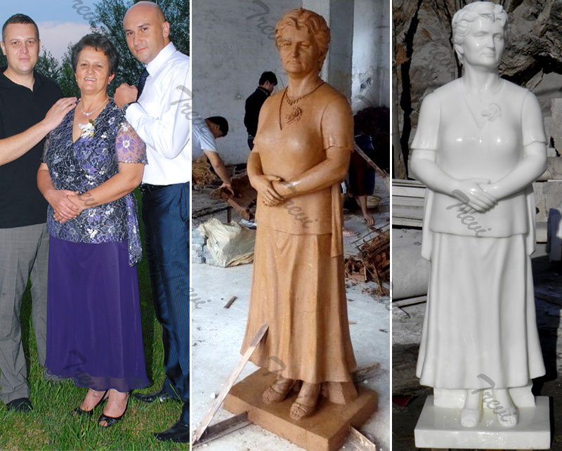 Custom marble photo statues of yourself online costs