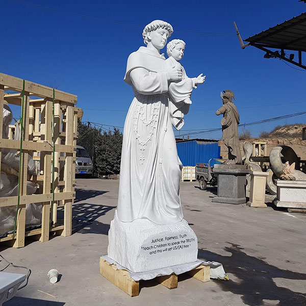Life size saint Anthony catholic saint statue for church outdoor garden designs