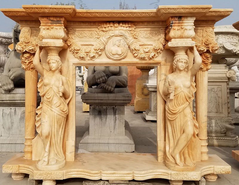 luxury craftsman style carved antique stone fireplace mentels surrounds design for fall decor