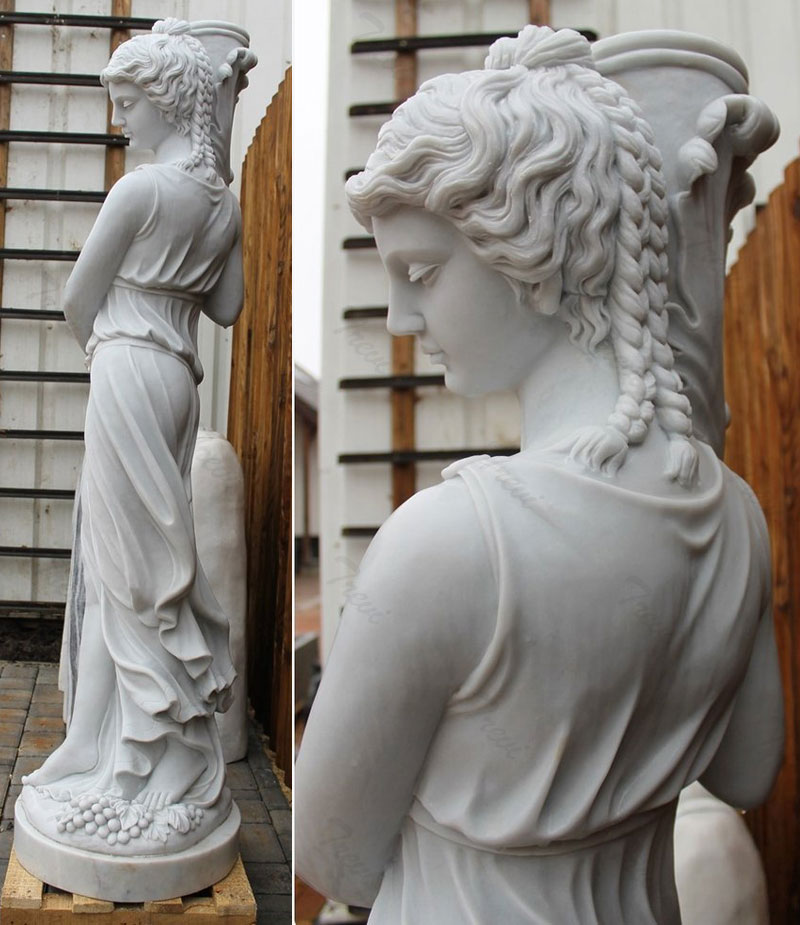Beautiful greek female nude garden statues outdoor ornaments for sale