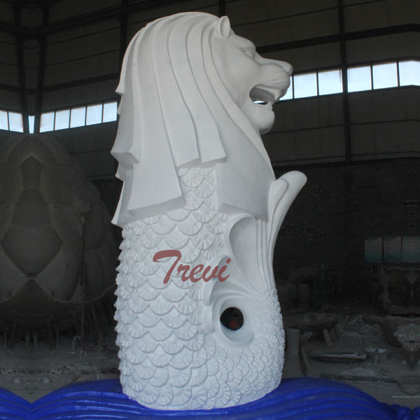 Outdoor large sea lion singapore merlin statues replica for sale