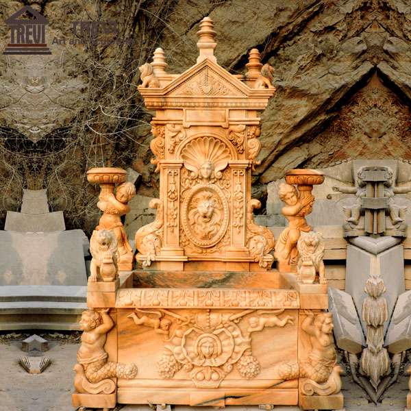 Castle Decoration Large Wall Fountain Luxury Style for Sale MOKK-17