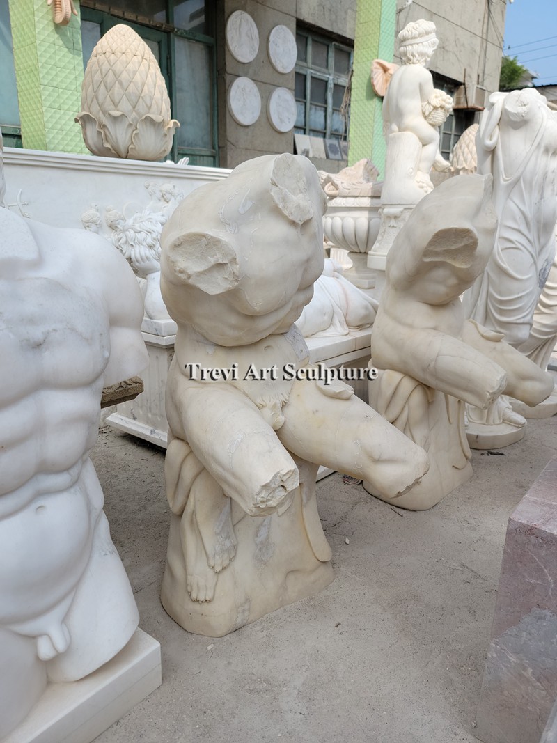 classic marble belvedere torso statue