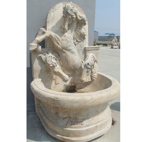 Wall mounted horse water fountains indoor home depot