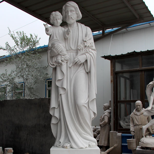 Catholic saint statues of Joseph for religious garden decor