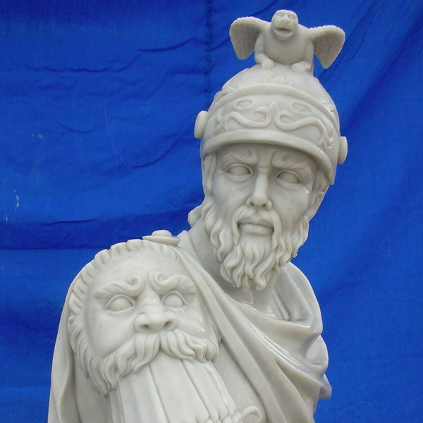 Famous art marble carving sculptures of warriors Rome