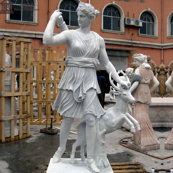 Outdoor Marble Artemis Diana Statue Garden Decor for Sale MOKK-72