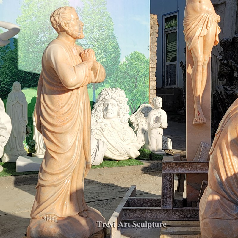 jesus dies on the cross marble statue for sale