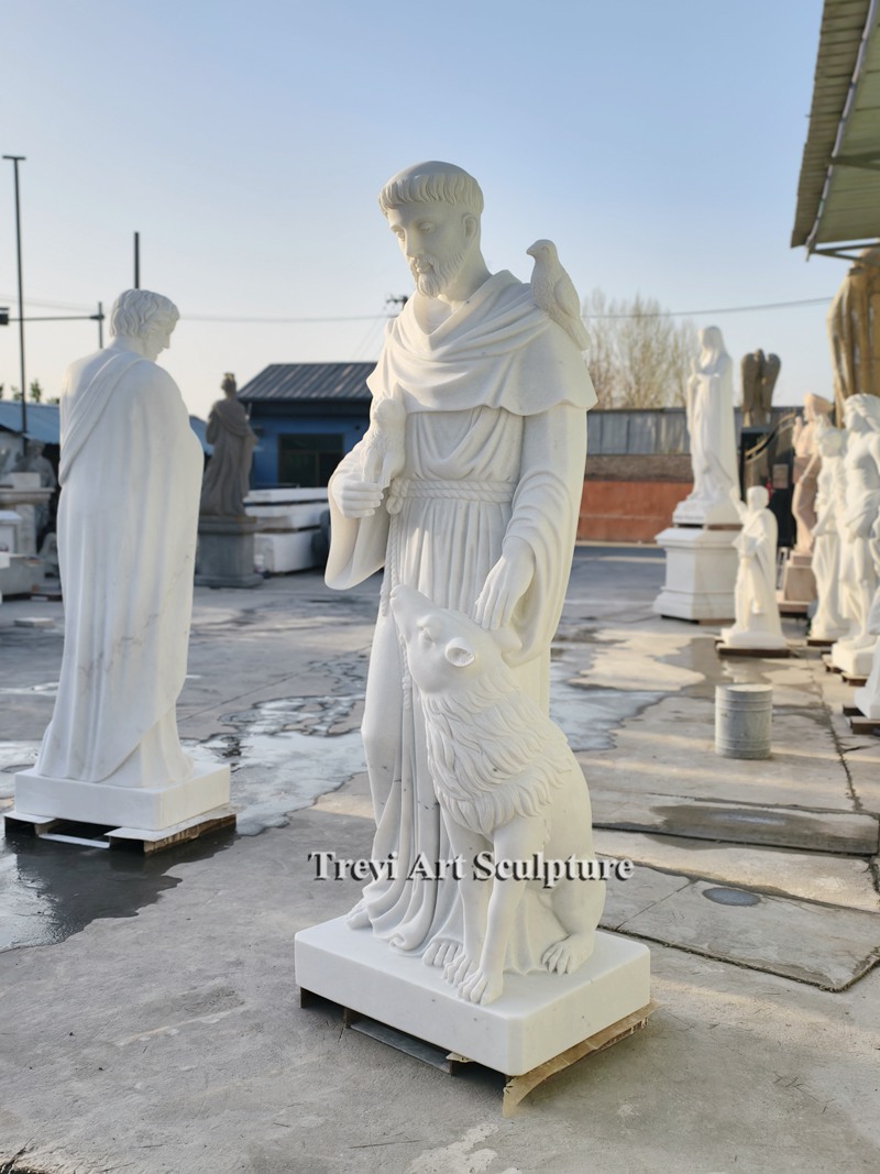 st francis statue with animals 6 feet