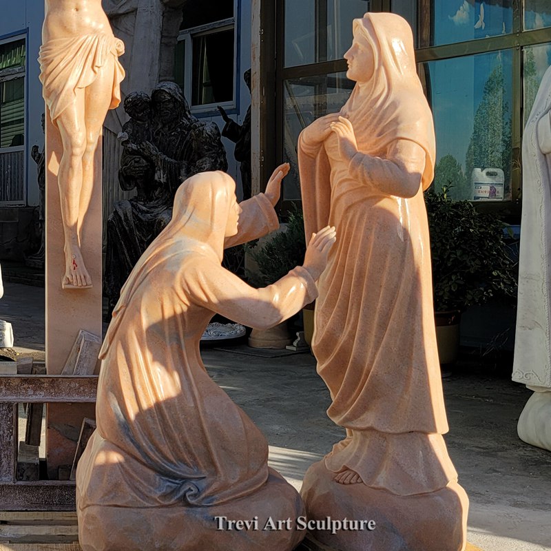 saint marble statue