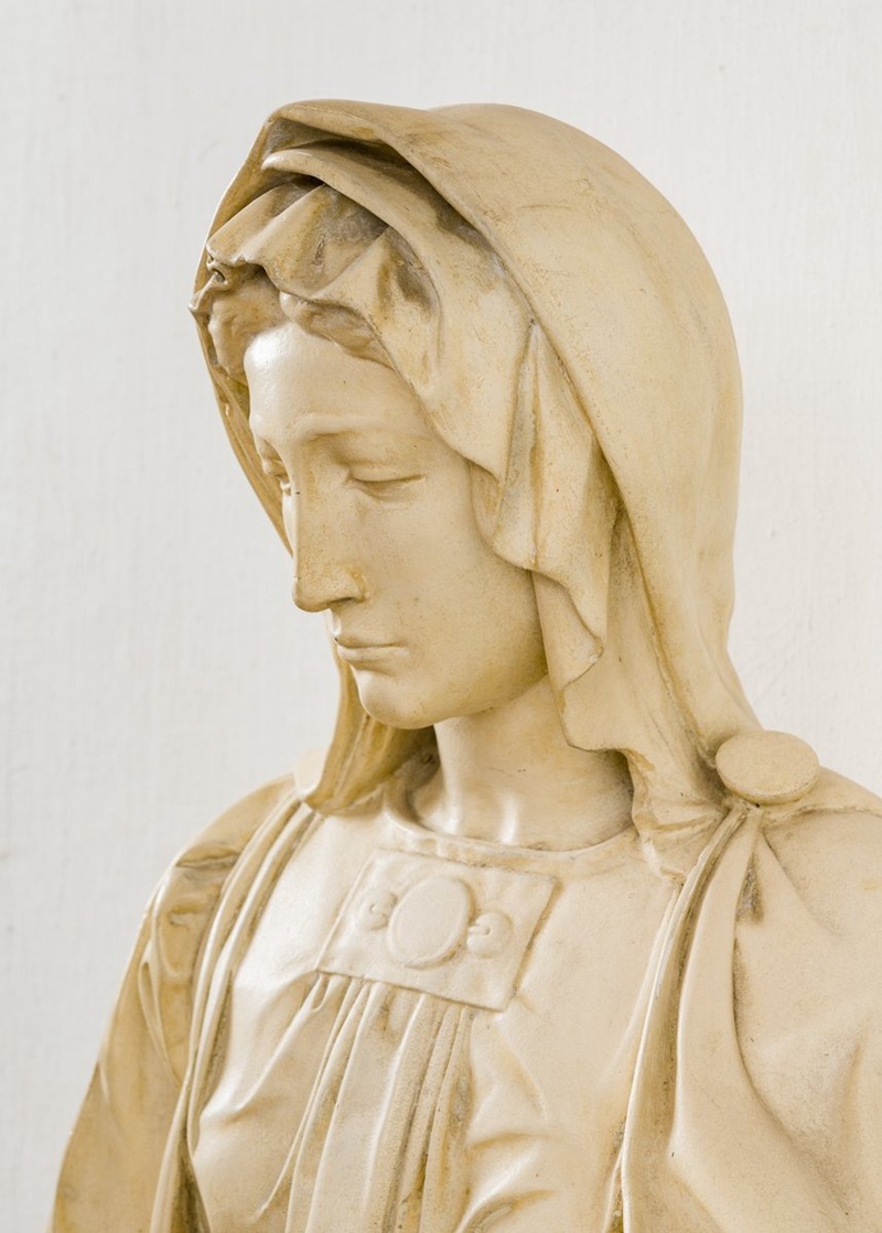 michelangelo’s madonna of bruges details 2
