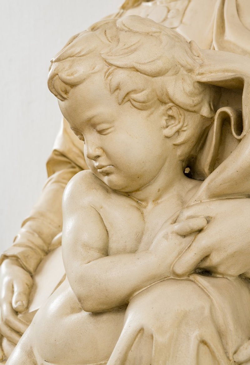 michelangelo’s madonna of bruges details