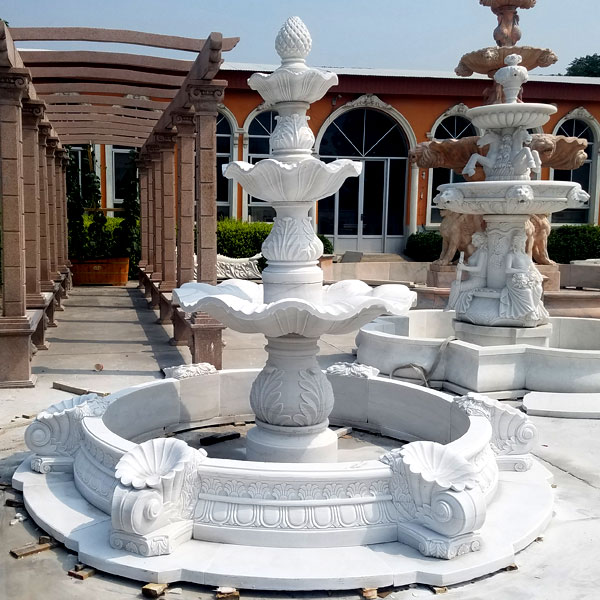 3 tier water fountain for outdoor garden center decoration