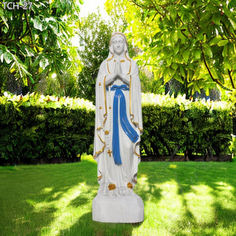 The Catholic garden statues and decor our lady of Lourdes reminds us of the Holy Spirit of the Virgin Mary. Competitive price with high quality.