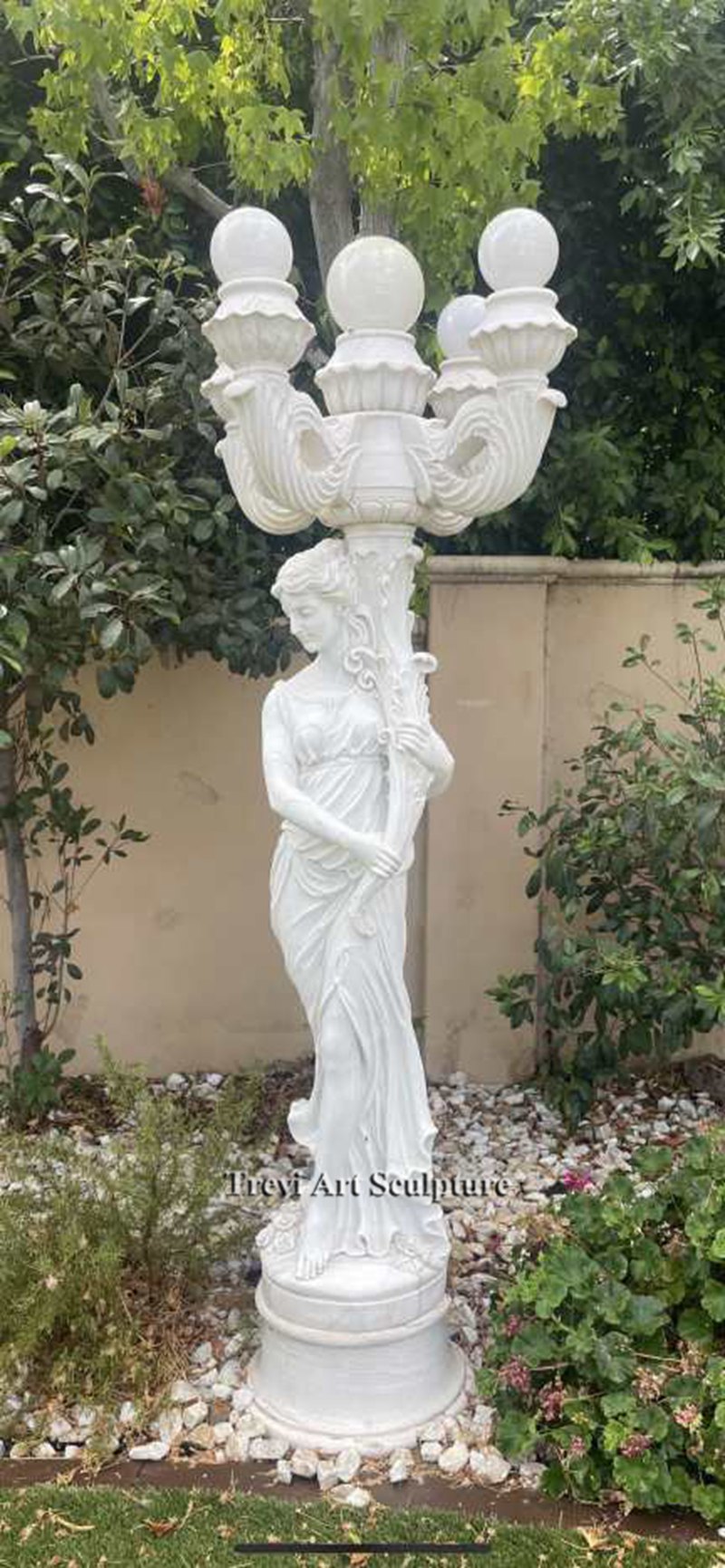 greek stone statue lamp feedback
