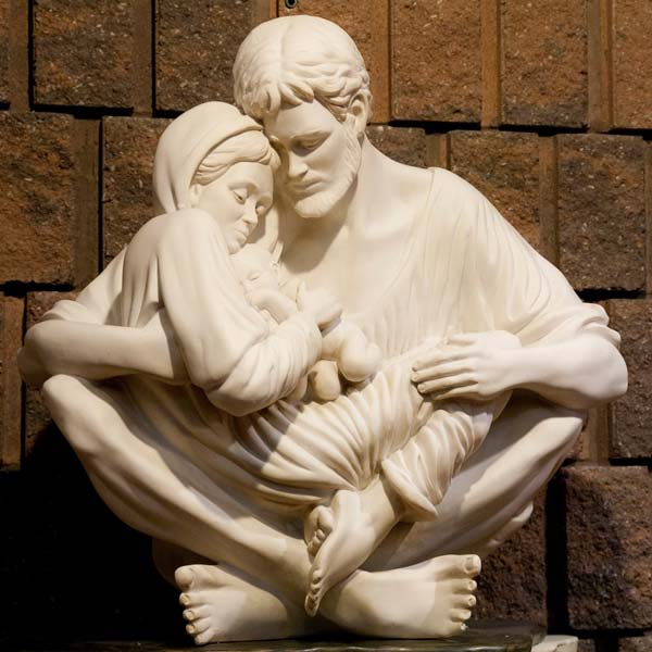 Holy family statue a quiet moment replica for sale