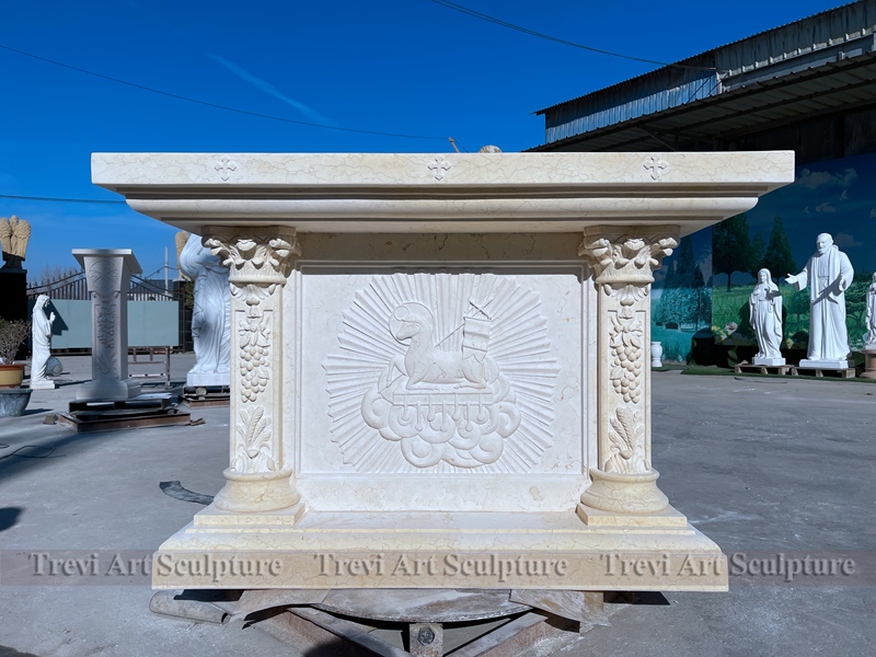 marble altar table for church furniture decor