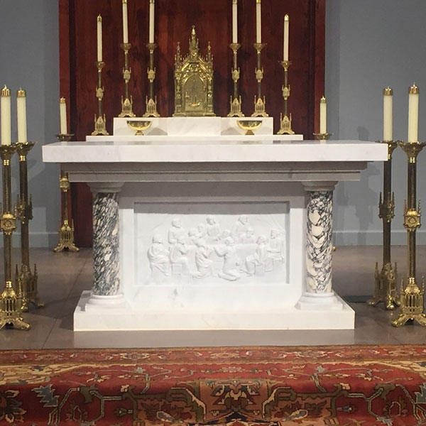 Marble church altar table