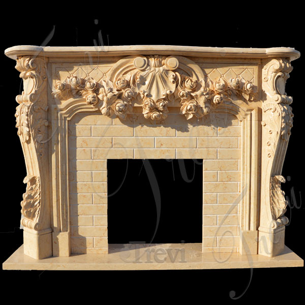 Antique stone decorative french country firaplace mantels surrounds for sale online