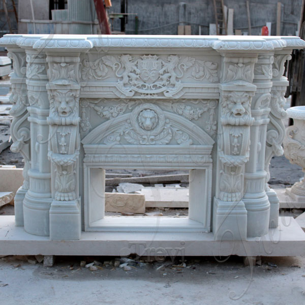Buy white mediterranean fireplace mantels and surround decor online