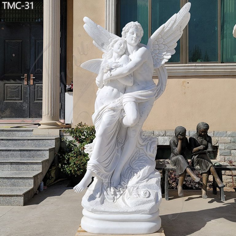 Cupid-and-Psyche-White-Marble-Garden-Statue-Louvre-Replica-for-Sale