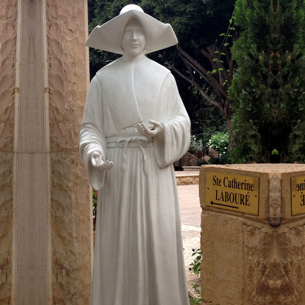 St catherine laboure religious garden statue outdoor decor