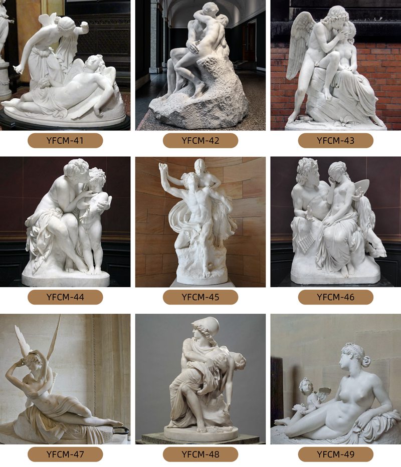 More Marble Famous Statues