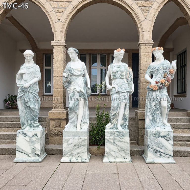 6.5 feet garden statues four season goddess set