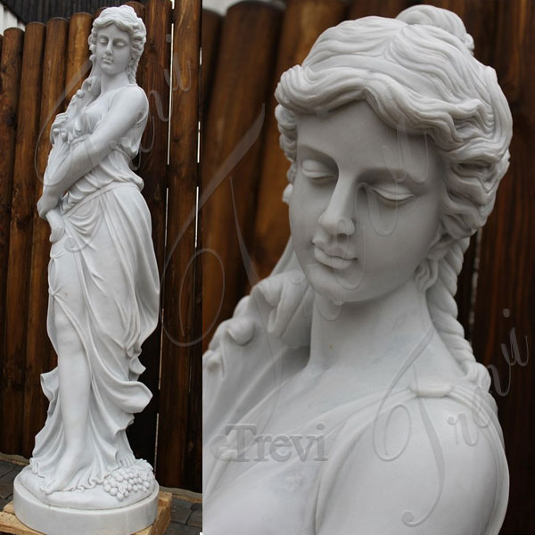 Beautiful greek female nude garden statues outdoor for sale