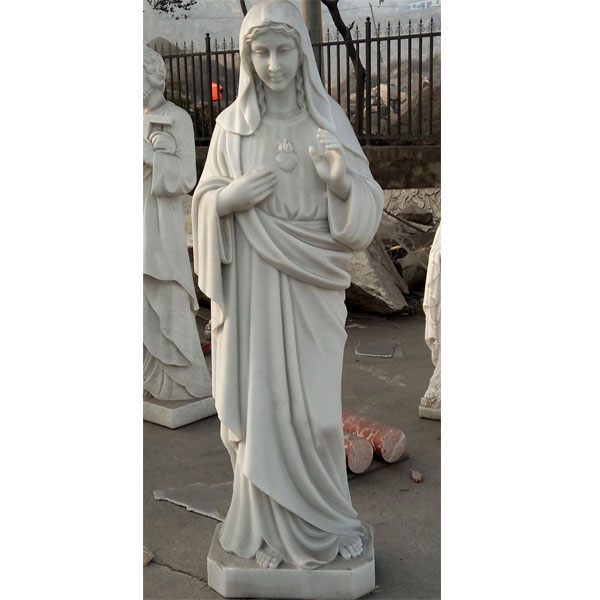 Buy holy mother immaculate heart of mary outdoor statue catholic religious garden statues online TCH-223