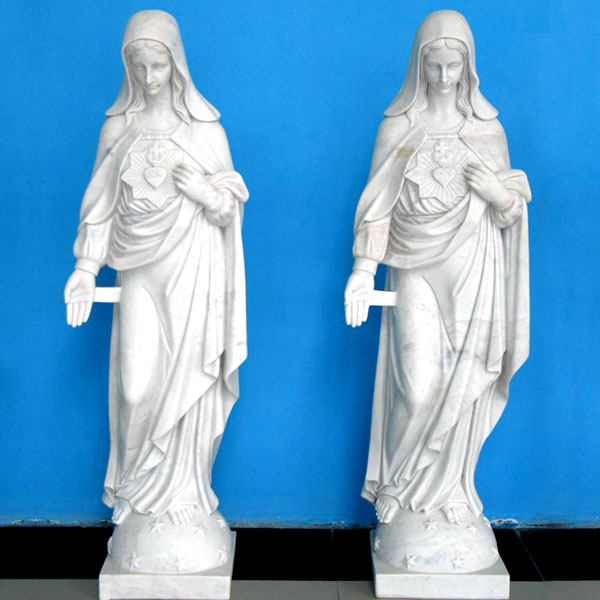 Our lady immaculate heart of mary outdoor garden statues online sale