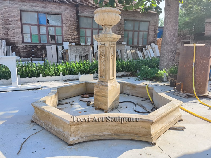 outdoor marble fountain for the entrance