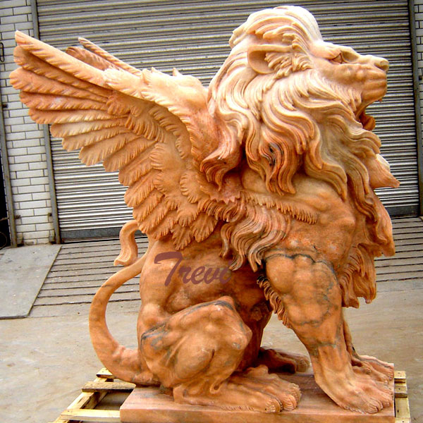 Introducing Winged Lion Statue