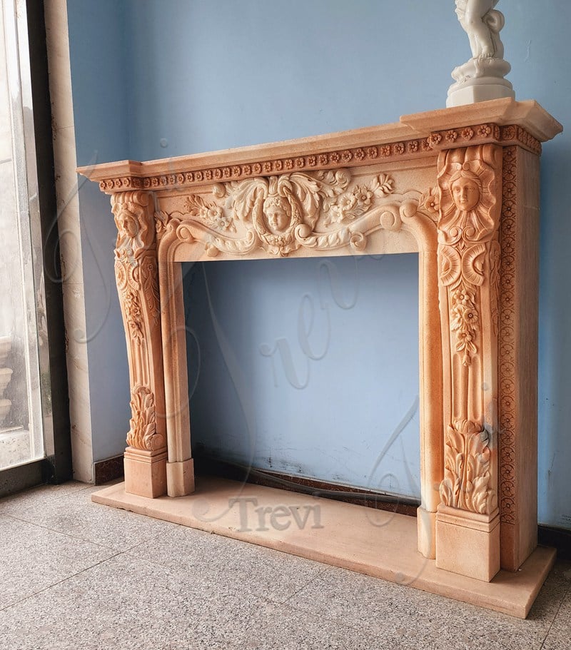 buy mantelpiece-Trevi Marble Statue