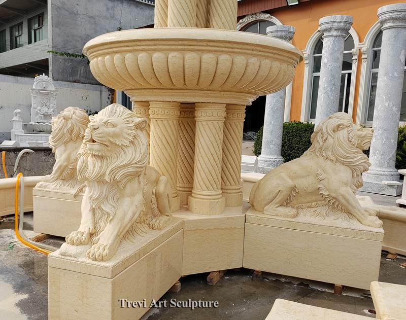 lion statue details