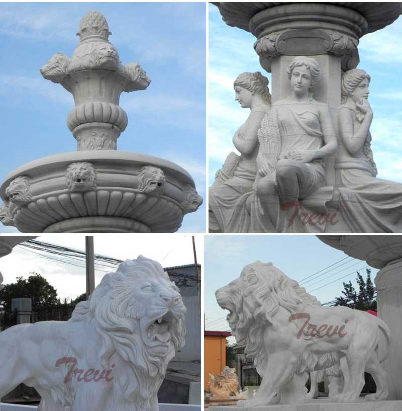 tiered-water-fountains-with-lion-statues-