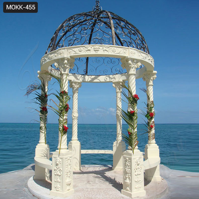 Home Depot Gazebos Outdoor Gazebo Wedding Gazebo Decor Marble Gazebo for Sale MOKK-455