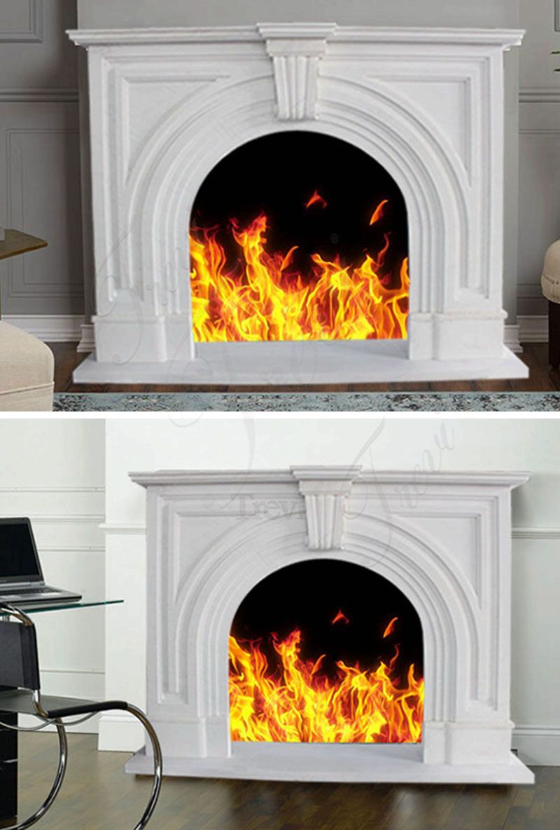 High Quality Home Decorative Modern Marble Fireplaces Surround For Sale