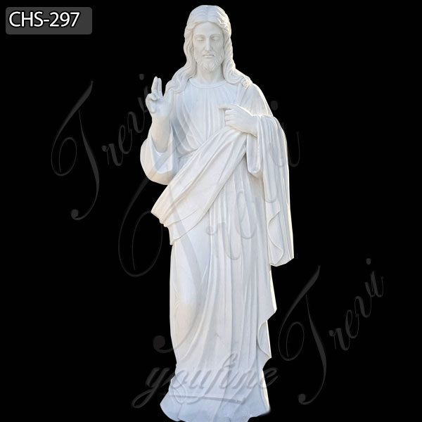 Jesus Christ White Marble Statue