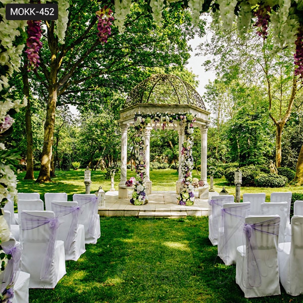 Marble Gazebo for Weddings Ceremony Decoration