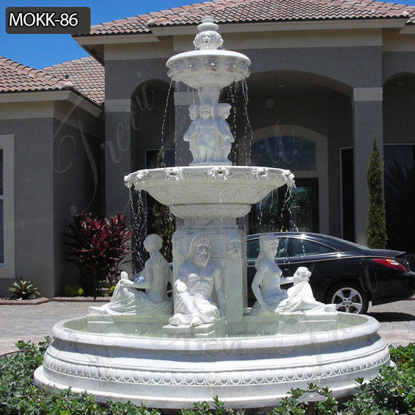 Buy Beautiful Morden Outdoor Tiered Marble Water Fountain Online