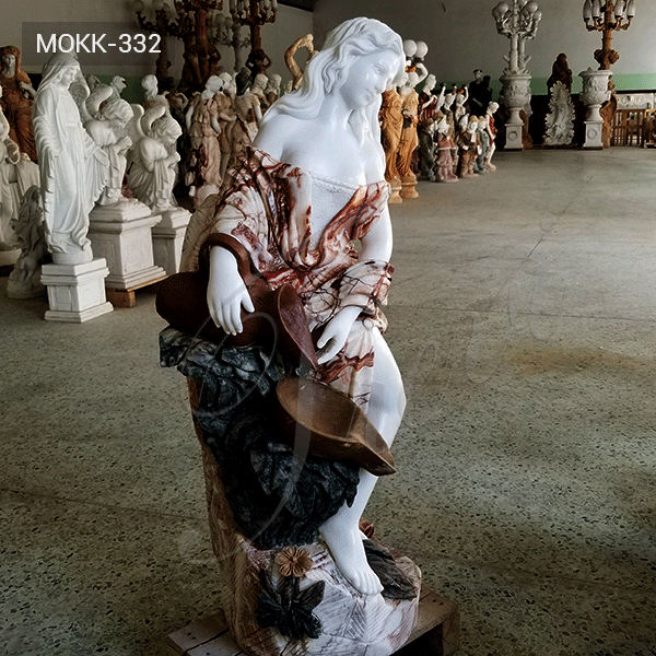 Hand Carved with Statuary Marble Fountian Online