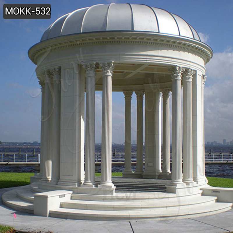 Outdoor Decorative Stone Garden Gazebo from Factory Supply